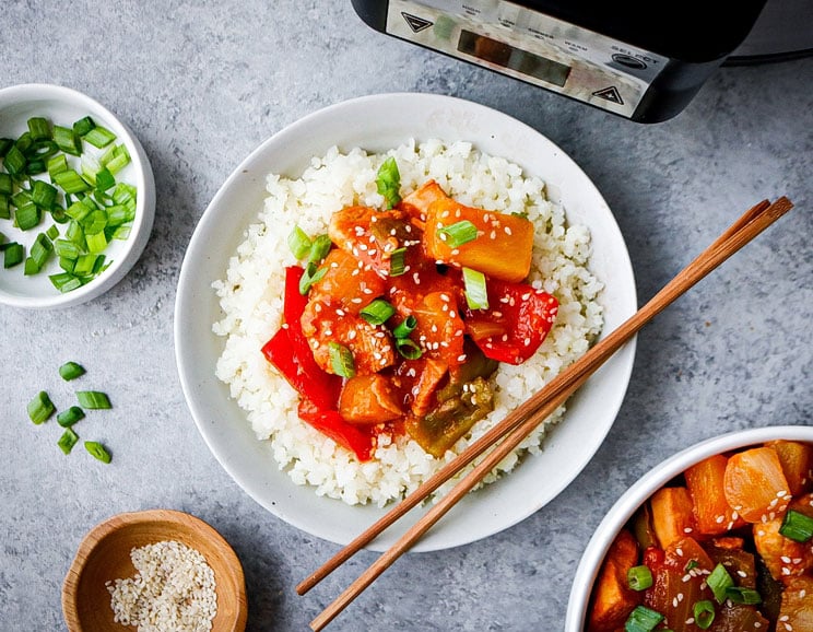 Slow Cooker Sweet and Sour Chicken 1