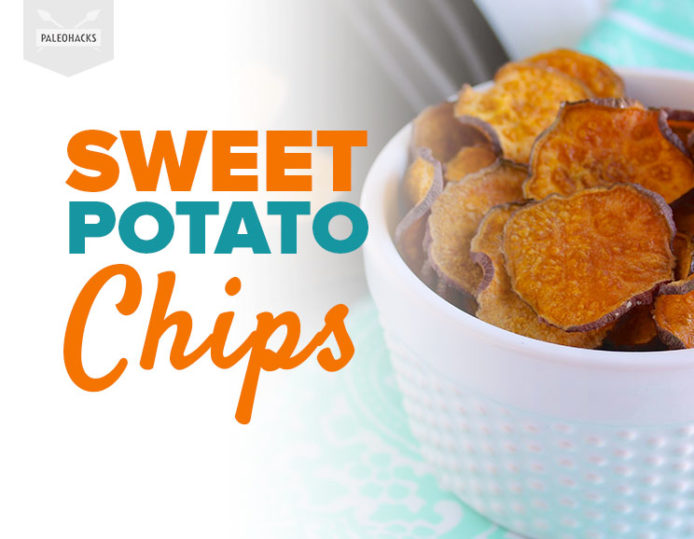 OvenBaked Sweet Potato Chips Recipe Paleo, Vegan