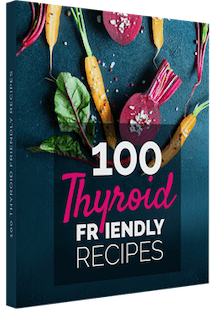 An image of the 100 Thyroid Friendly Recipes affiliate product.