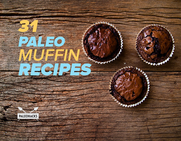 Try one of these 31 tasty Paleo muffin recipes - including pumpkin muffins, blueberry muffins, banana muffins, zucchini muffins - all grain & wheat free!