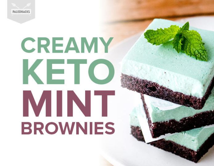 Creamy Keto Mint Brownies Keto, Dairy Free, Paleo