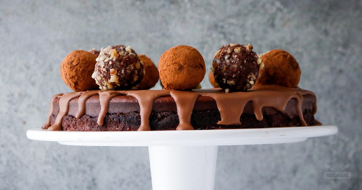 Keto Chocolate Truffle Cheesecake Paleo, Low Carb, Sugar Free