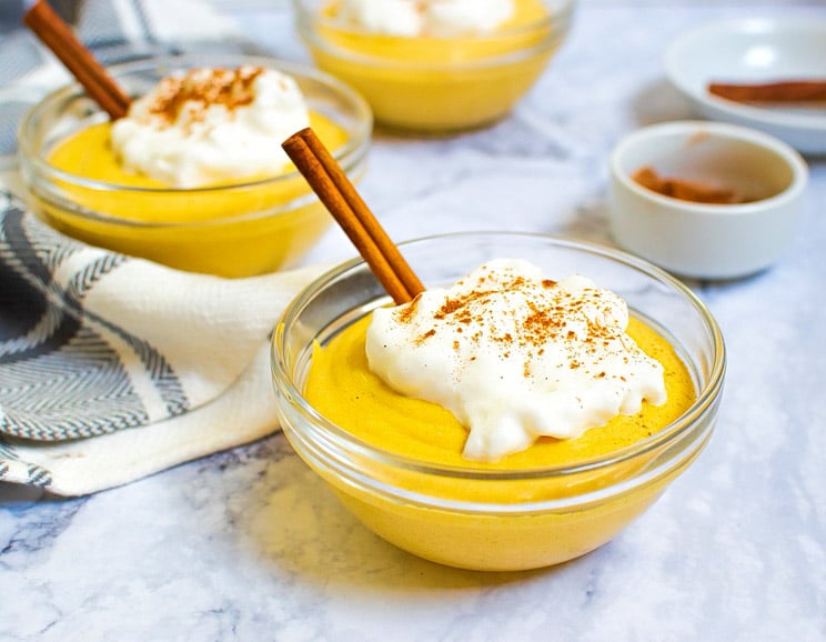 Fall in love with this creamy pumpkin turmeric mousse loaded with turmeric and collagen. This recipe only takes three steps to make, but don’t let the ease fool you.