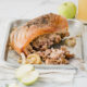Sunday family dinner Crock Pot apple cider pork roast! A fall-off-the-bone tender pork roast that marries apple and pork in tangy, sweet and savory harmony.