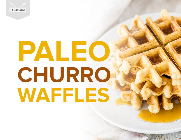 Like waffles? Then you’ll love these crispy churro waffles dusted in cinnamon sugar. It’s the perfect Paleo breakfast food you can enjoy any time of the day.