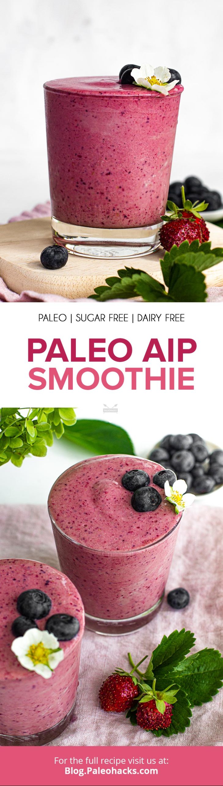 Whether you're late for work or wanting a post-CrossFit snack, this Paleo AIP smoothie recipe is easy to make and nutritious in content.